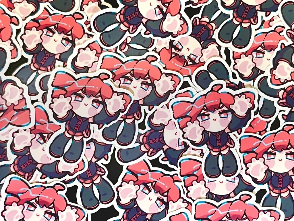 重音テト SV 特典ステッカー 全3種 テトPUS AKIBA FAN CUBE 重音テト POP