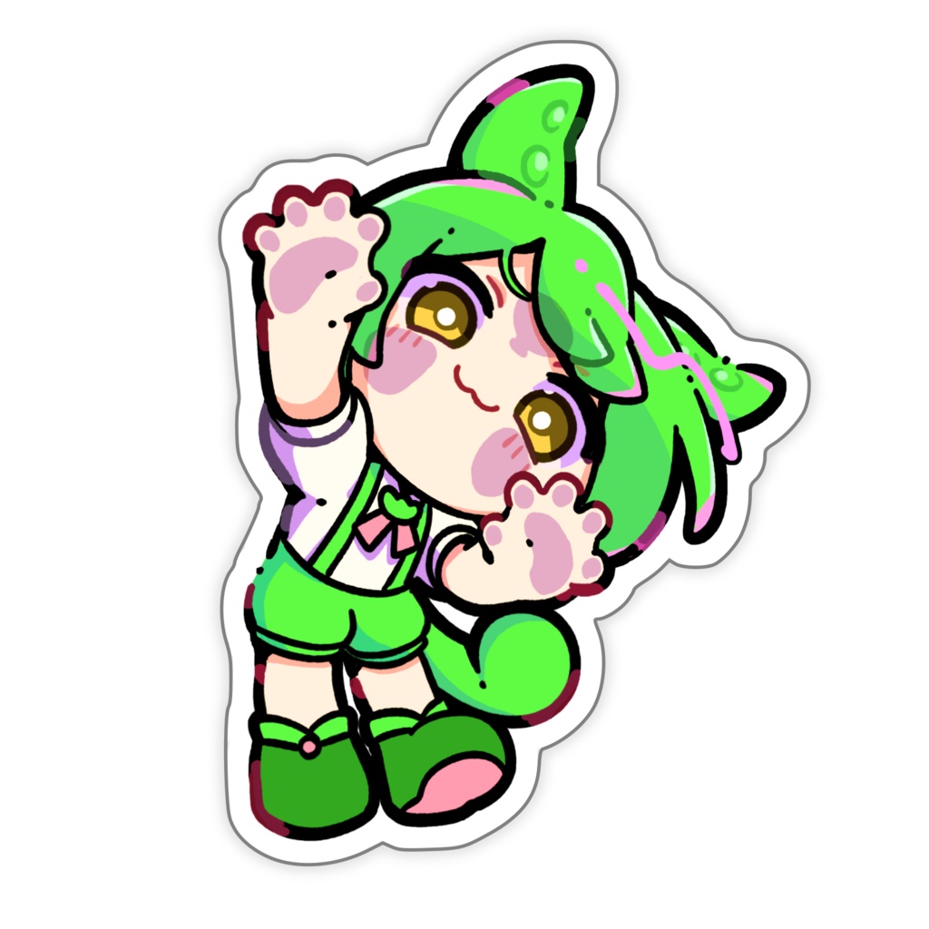 ぴったりずんだもんステッカー