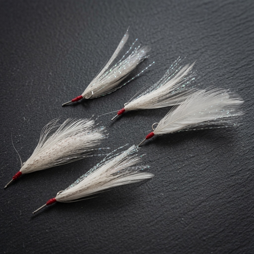 フェザーアタッチメント交換用フェザー＆シリコンチューブ Feather & Silicone Tube for Feather Attachment Replacement