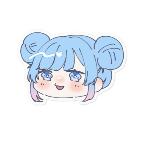 朝久間もに饅頭ステッカー