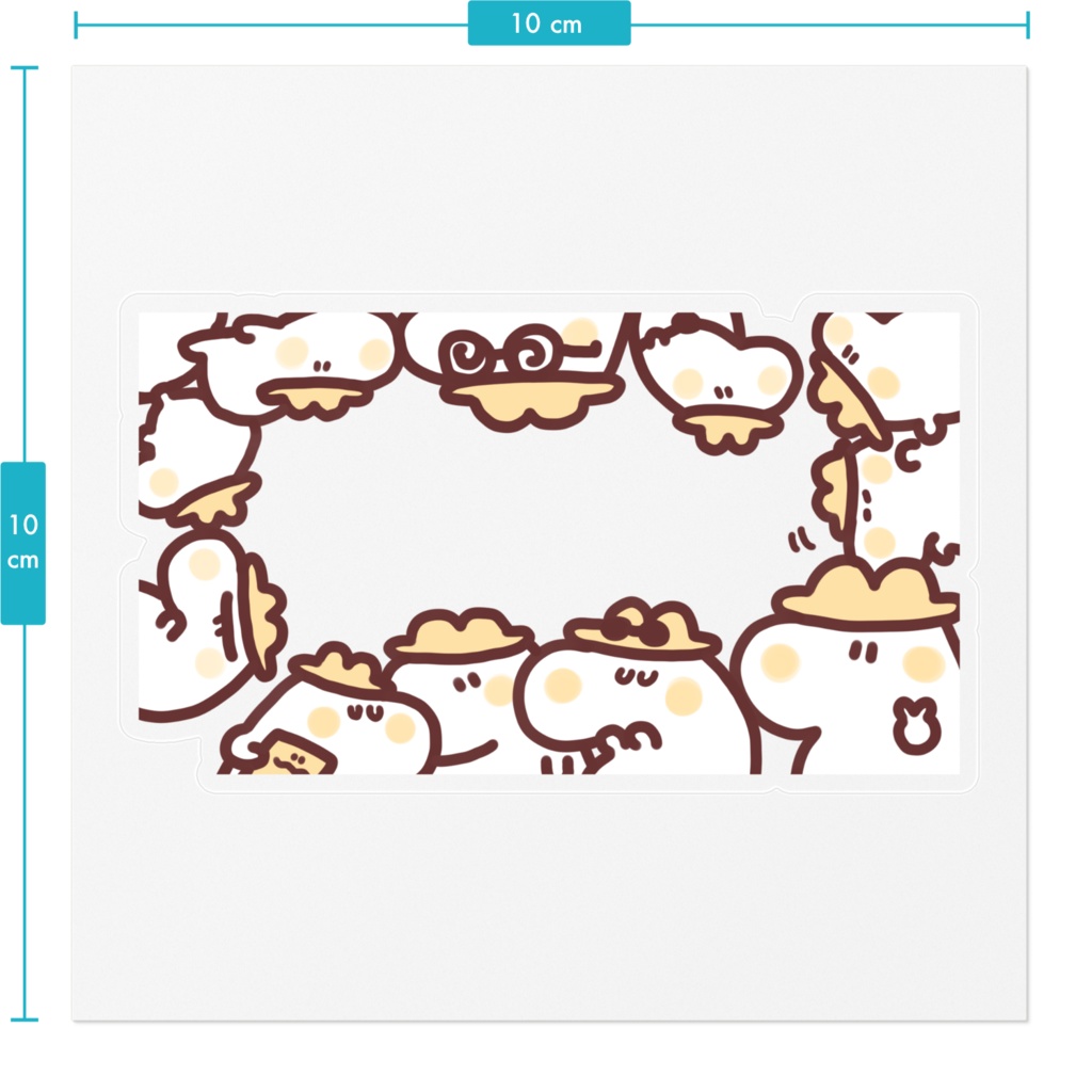 もちまろファミリーステッカー