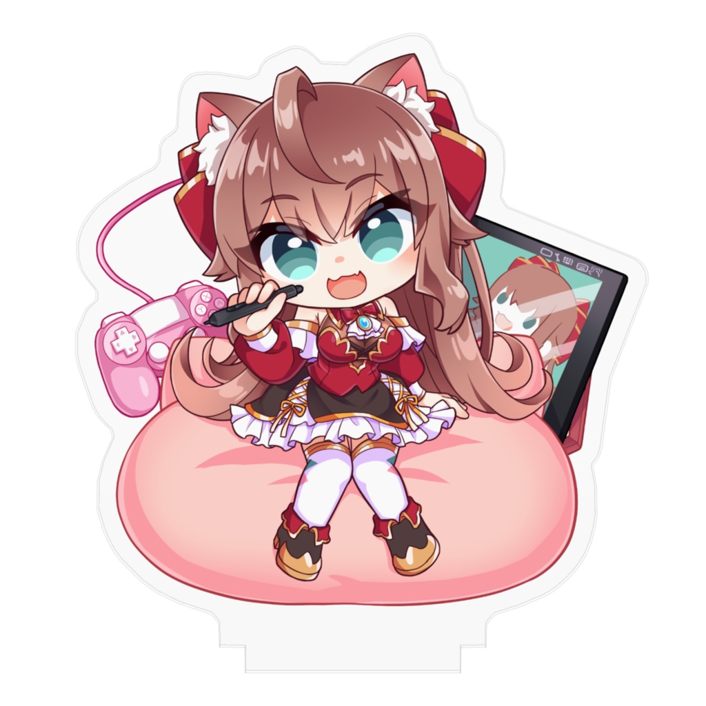 【Vtuber】新衣装アクリルフィギュア【ぽんやるか】