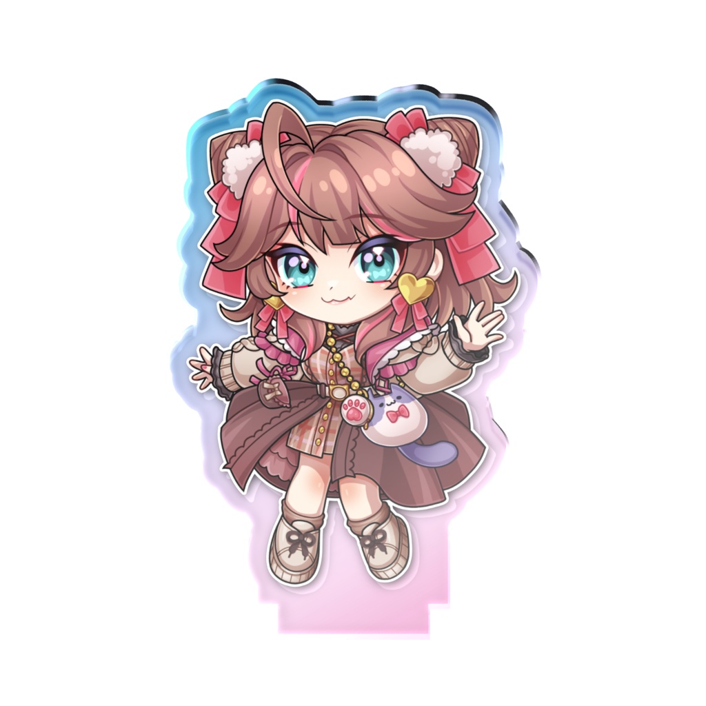 【Vtuber】冬服オーロラアクリルフィギュア【ぽんやるか】