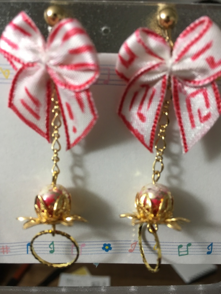 藤原妹紅モチーフ イヤリング/ピアス