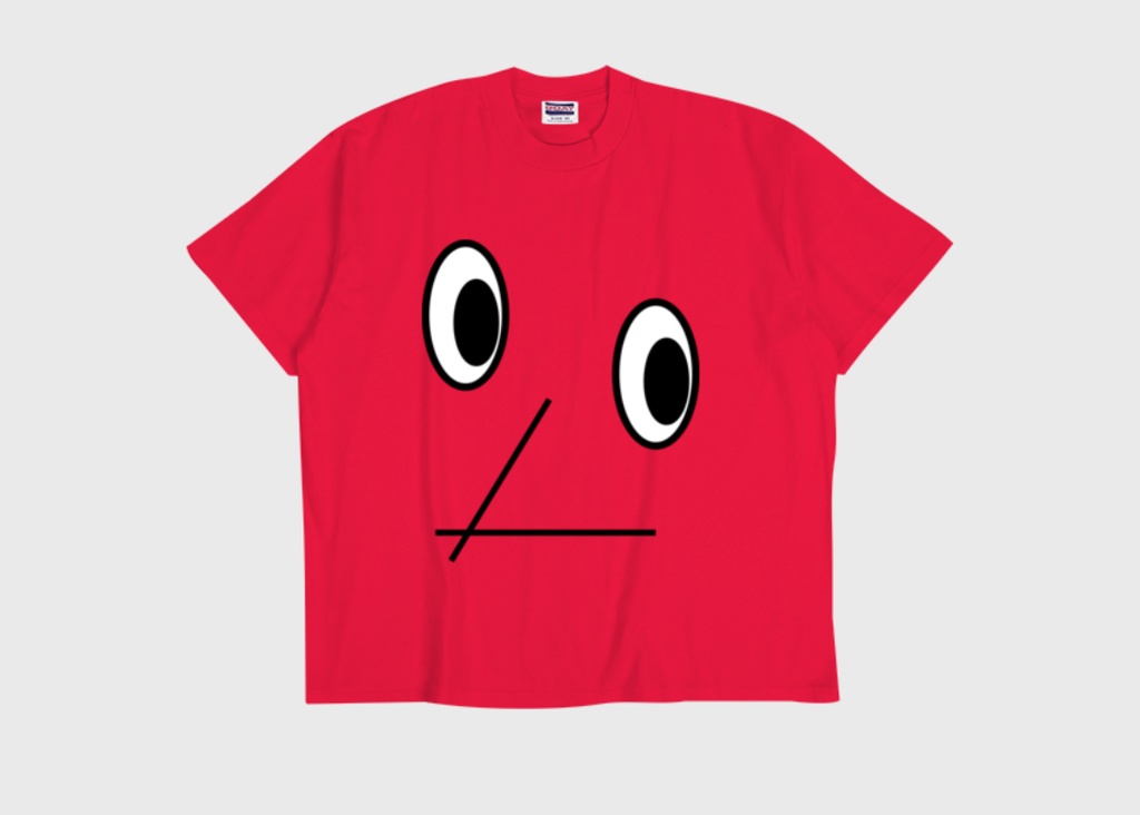 Face.kun Tシャツ_L_Red ver.