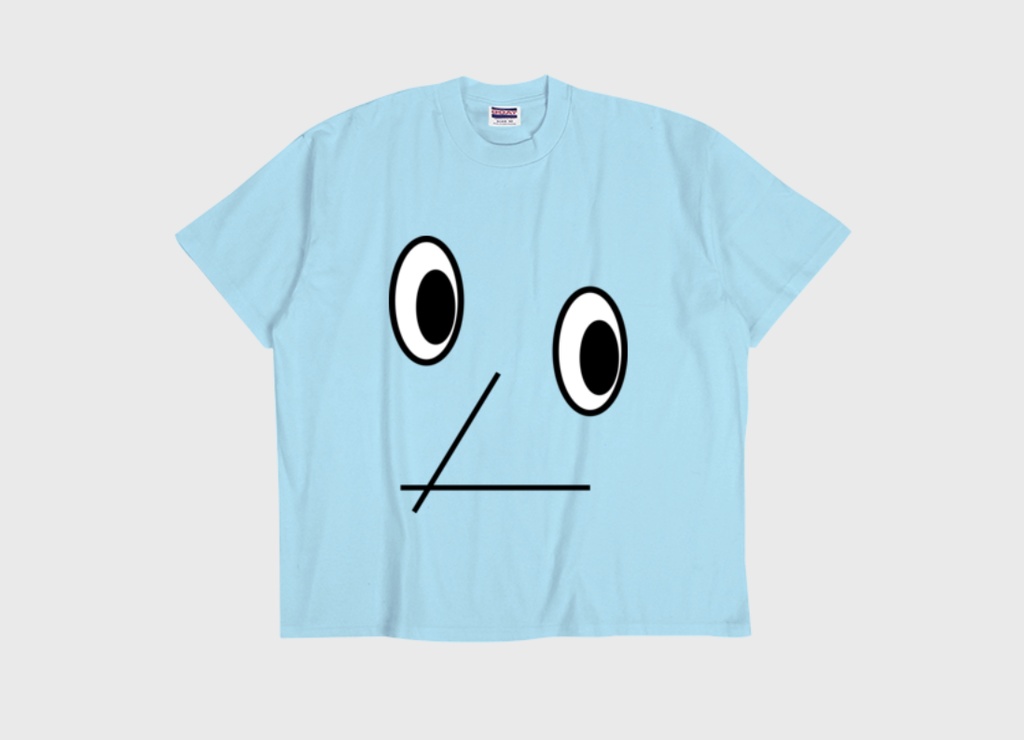 Face.kun Tシャツ_S_light blue ver.