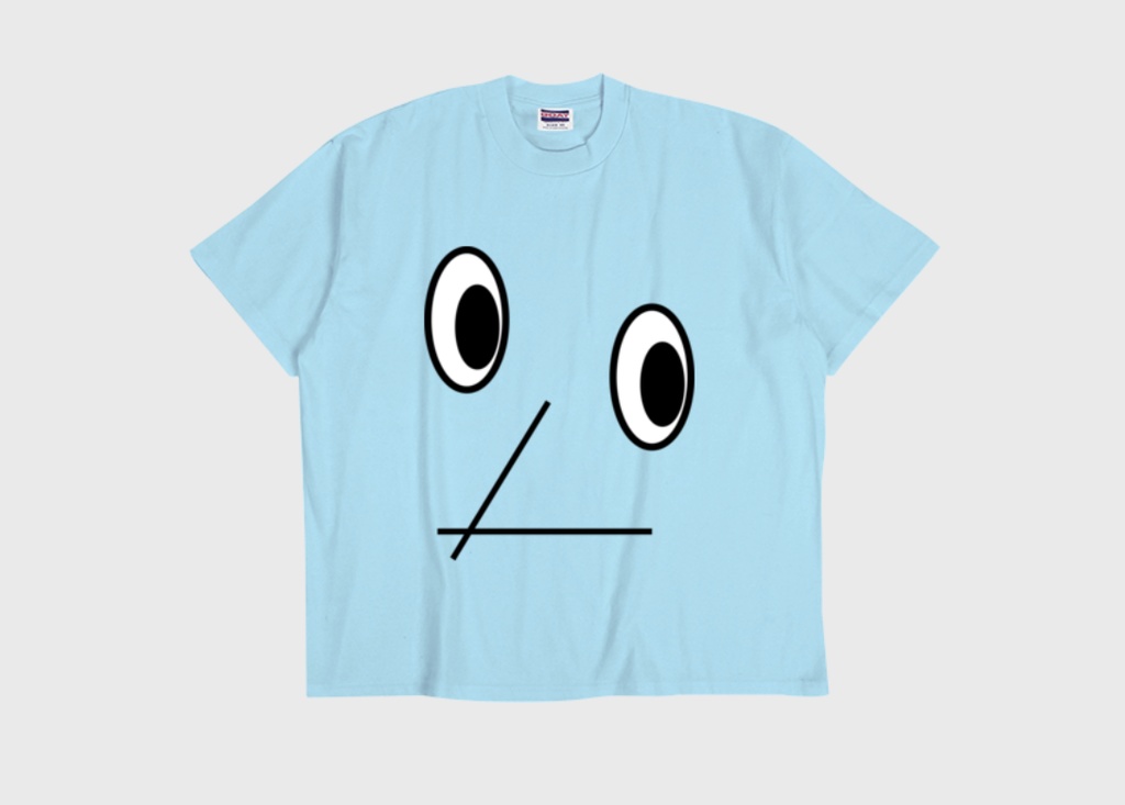 Face.kun Tシャツ_M_light blue ver.