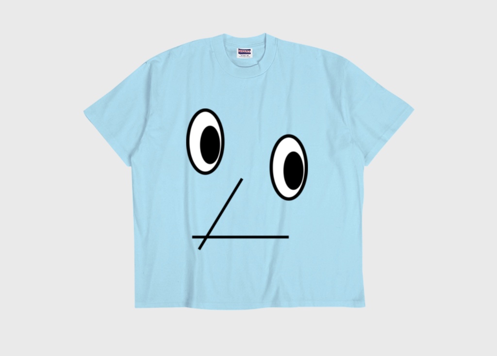 Face.kun Tシャツ_L_light blue ver.