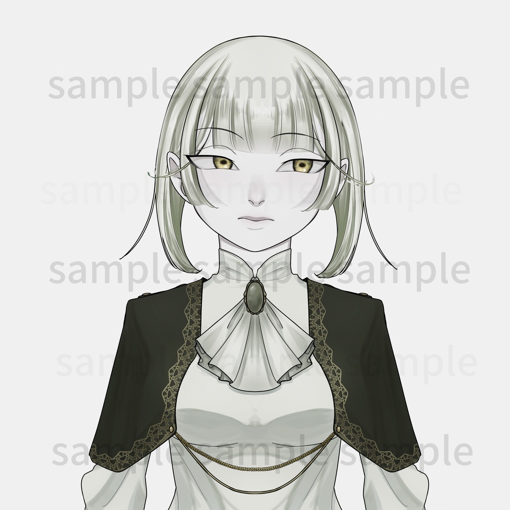 【Live2Dモデル】女性汎用モデル PSDデータ F