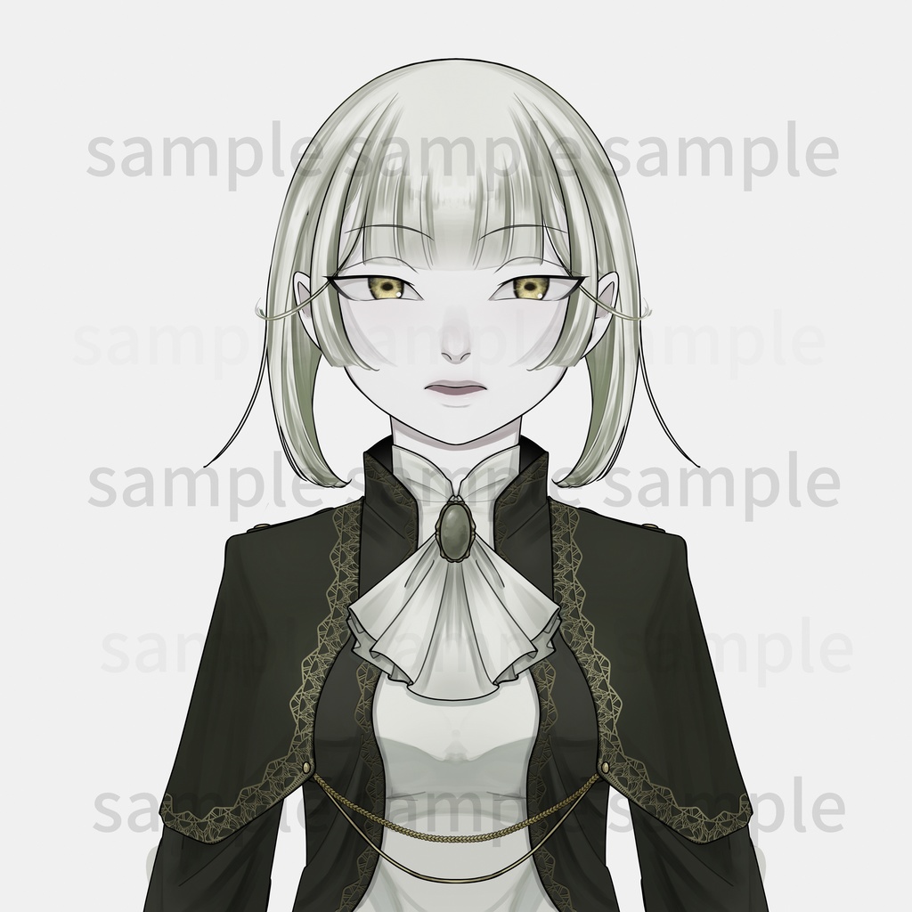 【Live2Dモデル】女性汎用モデル PSDデータ F