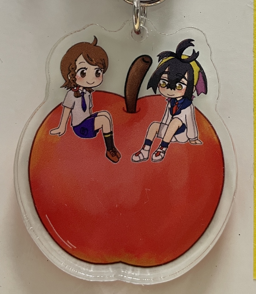 スグアオりんごアクキー