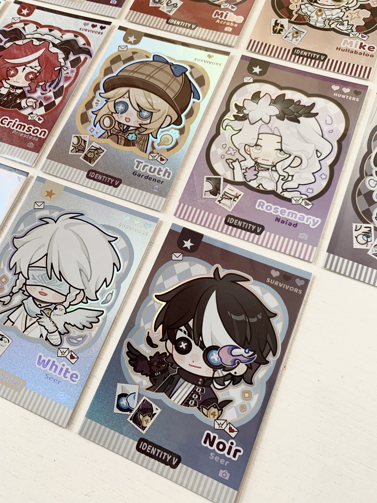 【第五人格】カード リッパー ジャック 気象学者 白黒無常 漁師 占い師 機械技師【IdentityV】