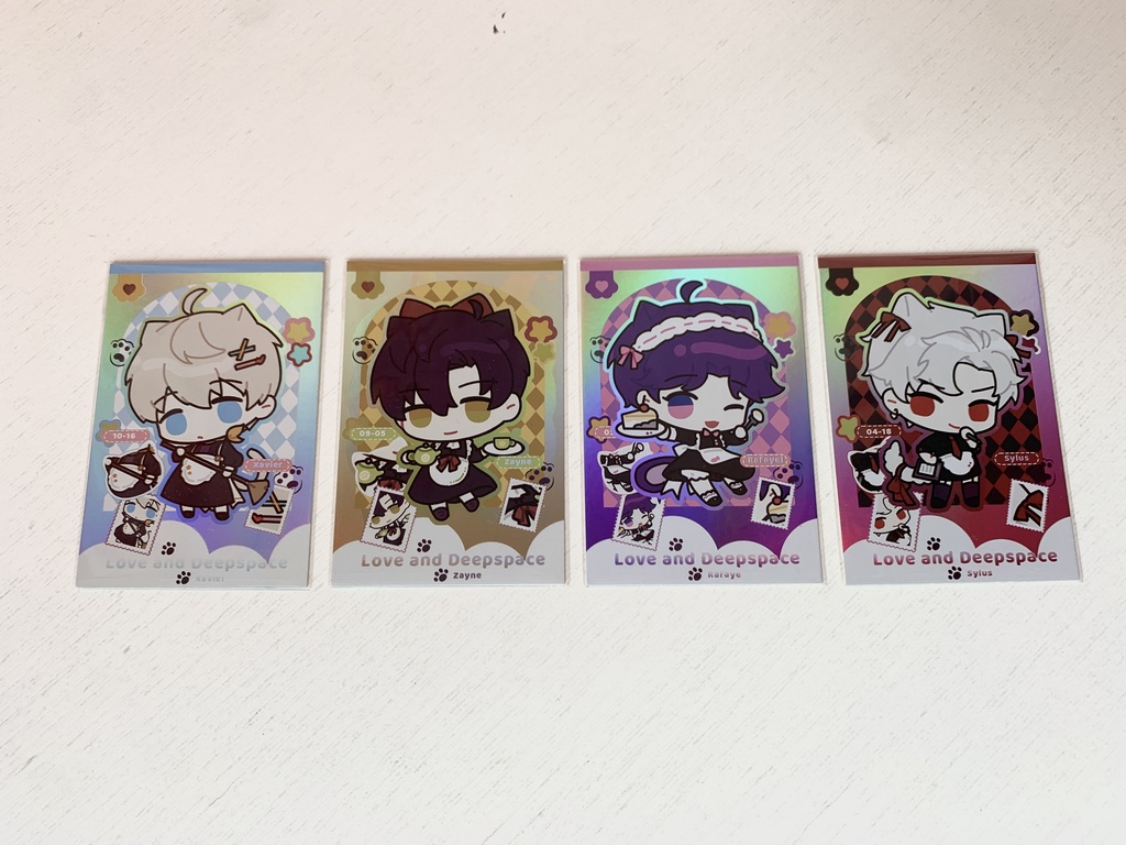 【恋と深空】 カード セイヤ レイ ホムラ シン【Love And Deepspace】