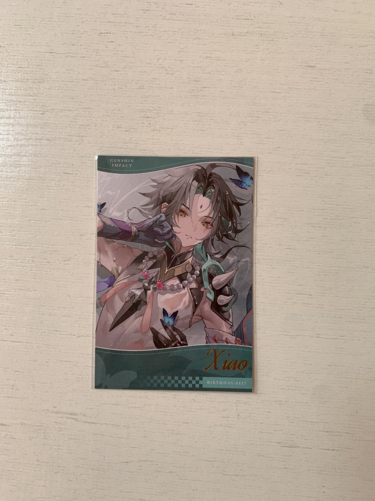 【原神】魈ショウ xiao ポストカード 缶バッジ 【genshin】