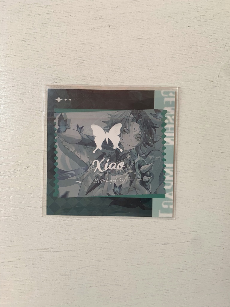 【原神】魈ショウ xiao ポストカード 缶バッジ 【genshin】
