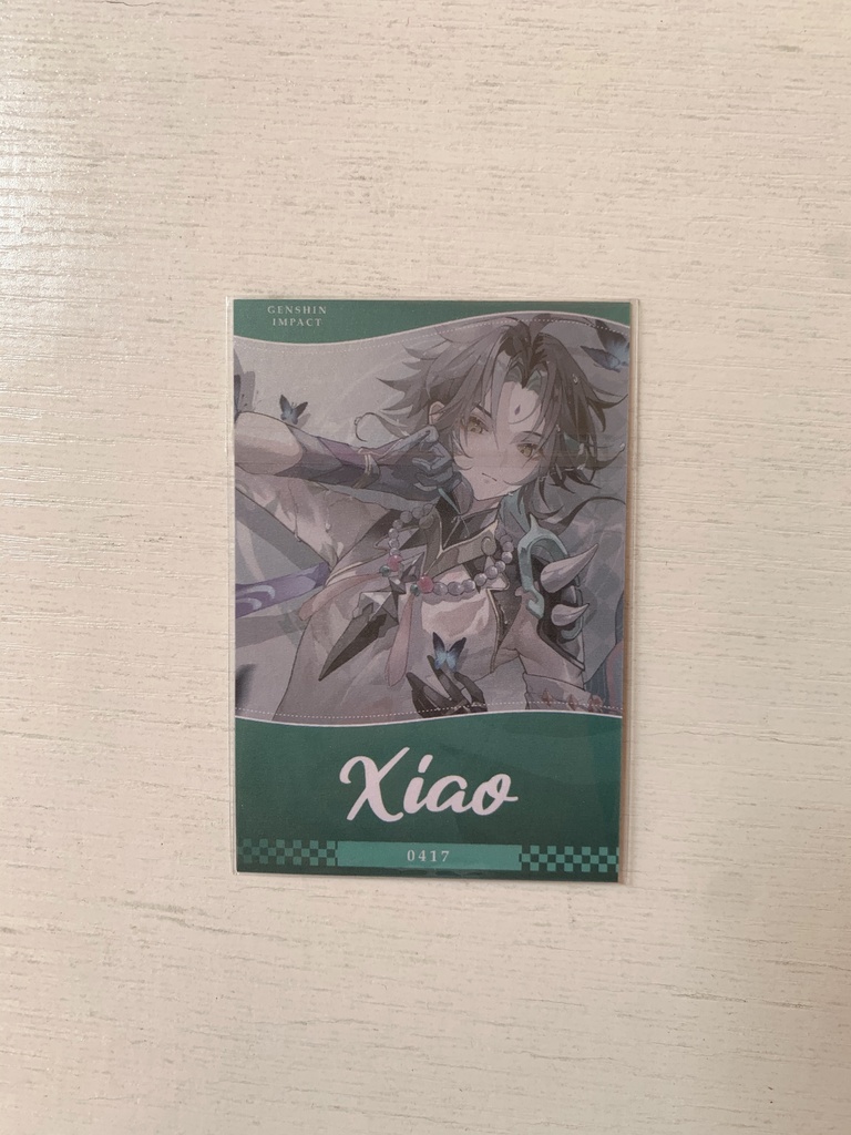 【原神】魈ショウ xiao ポストカード 缶バッジ 【genshin】