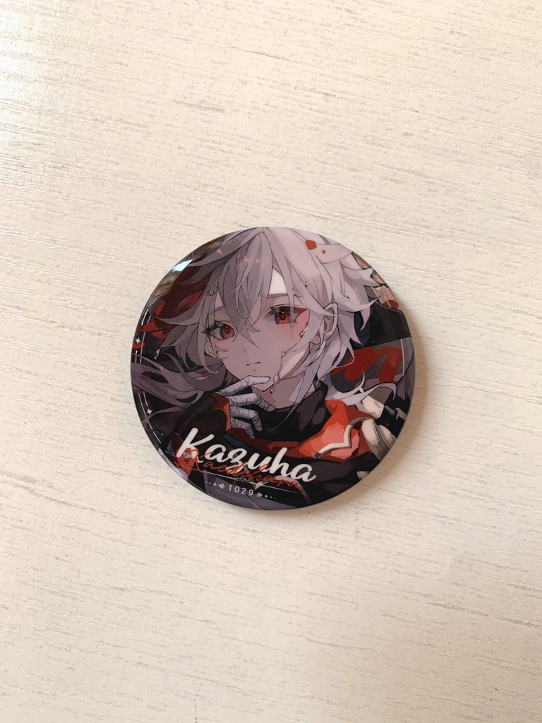 【原神】カズハ KAZUHA ポストカード 缶バッジ 【genshin】
