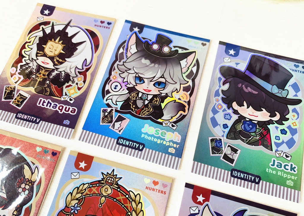 【第五人格】カード 庭師 少女 血の女王 納棺師 弁護士 作曲家 【IdentityV】