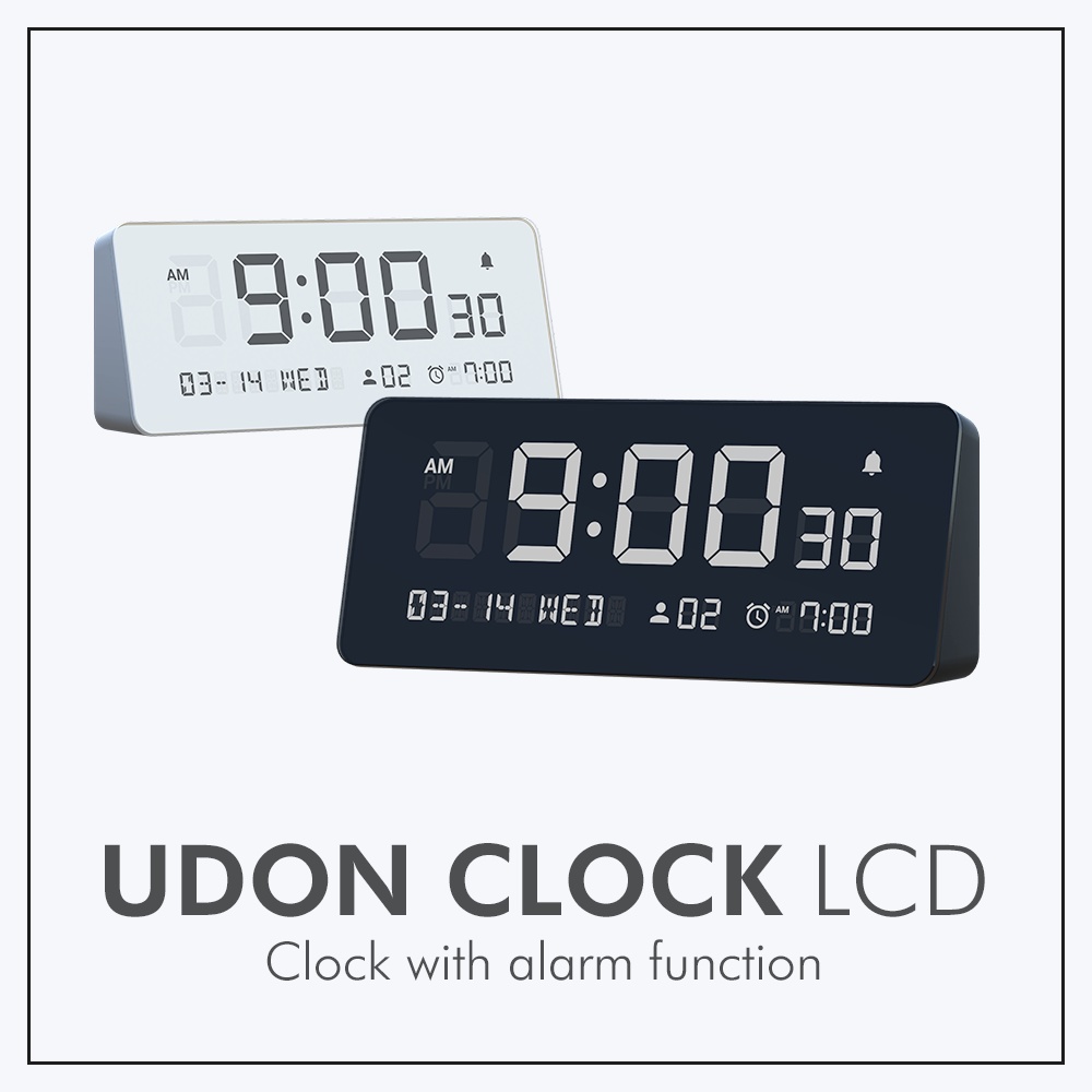 Udon Clock LCD