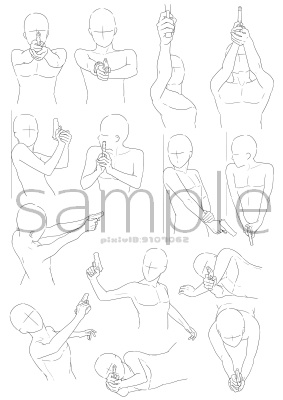 ポーズ集かゆいところに手がとどく