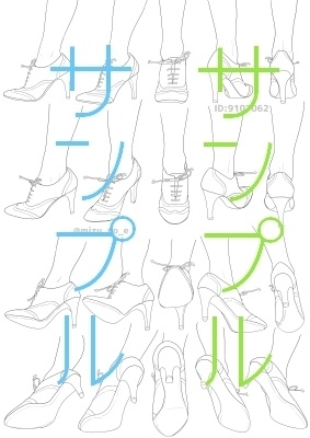 【ポーズ/足】つま先