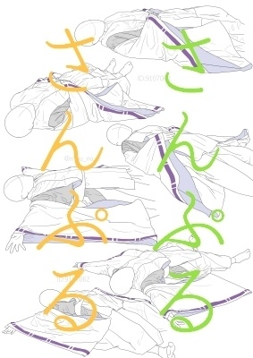 【ポーズ/和服】続々・狩衣的な