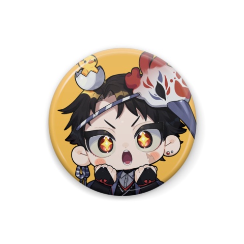 【誕生日＆二周年記念】デフォルメキャラクター缶バッチ