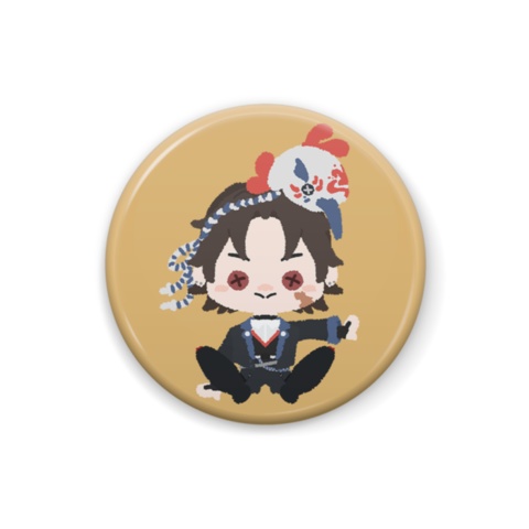 【チャンネル登録者様3000人記念】ミニキャラ缶バッチ