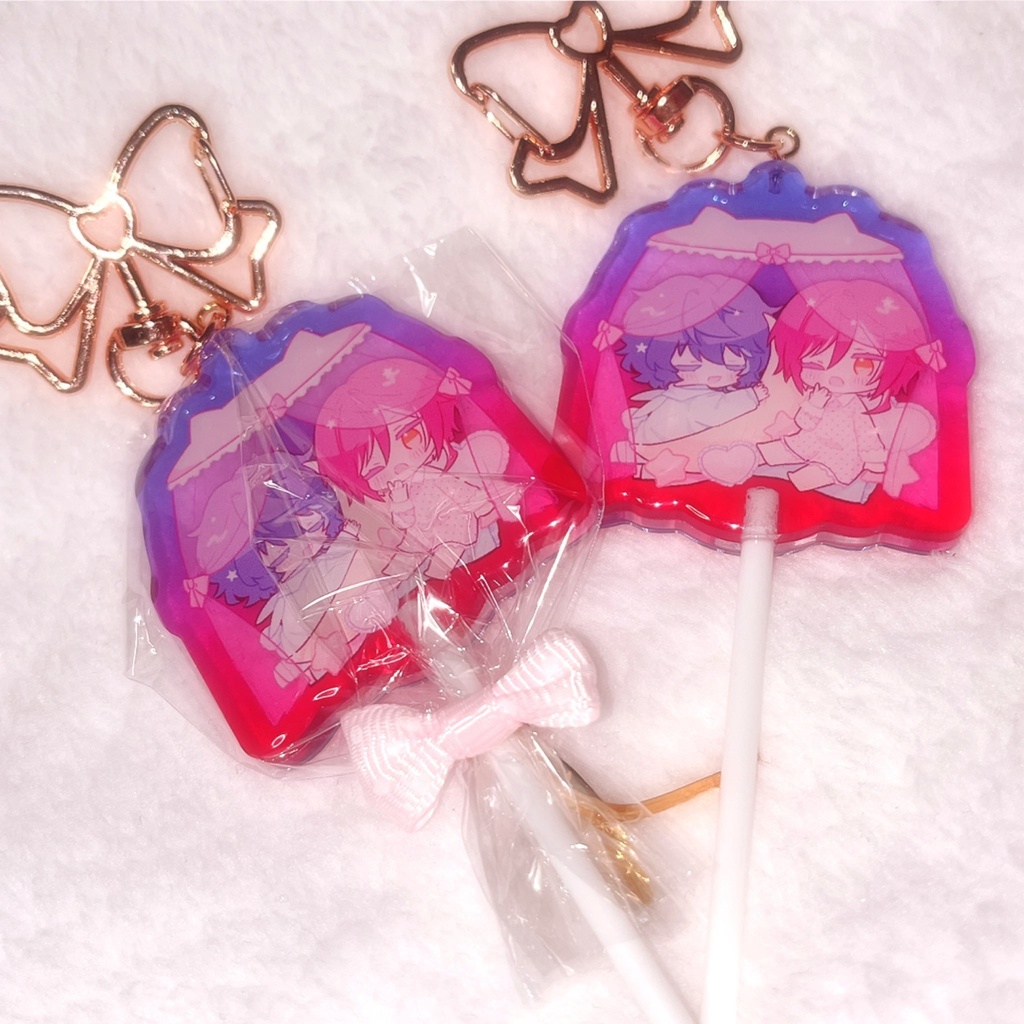 つむ夏ロリポップアクキー