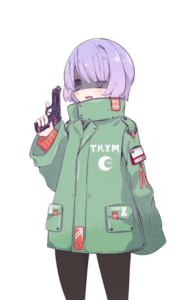 けだるゲーマーつくよみちゃん立ち絵