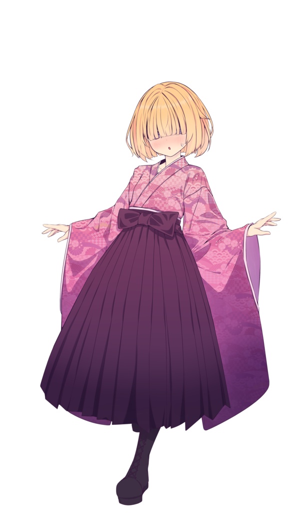 【MYCOEIROINK】ツキノヤミ立ち絵素材