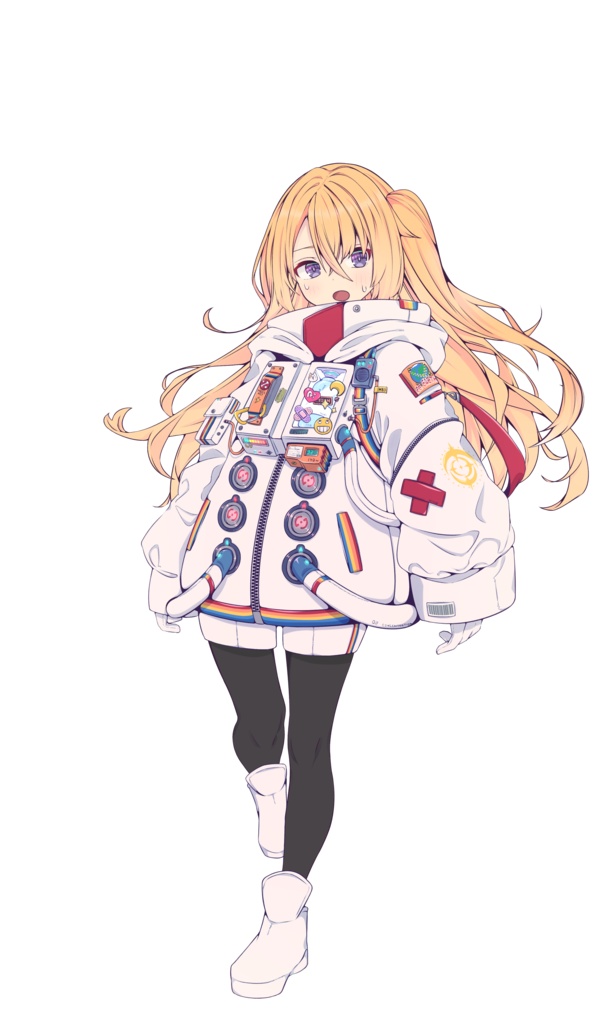 【MYCOEIROINK】ツキノヤミ立ち絵素材