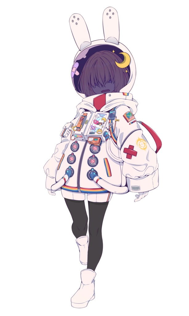 【MYCOEIROINK】ツキノヤミ立ち絵素材