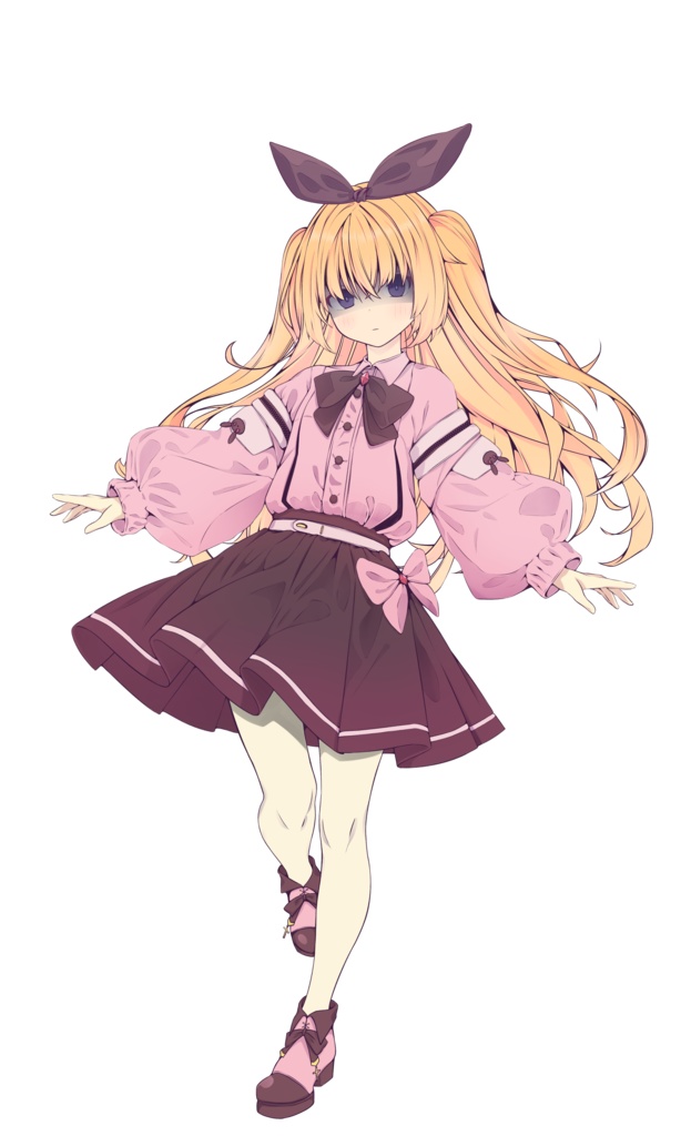 【MYCOEIROINK】ツキノヤミ立ち絵素材