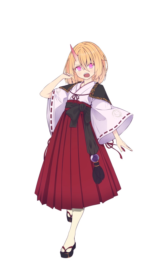 【MYCOEIROINK】ツキノヤミ立ち絵素材