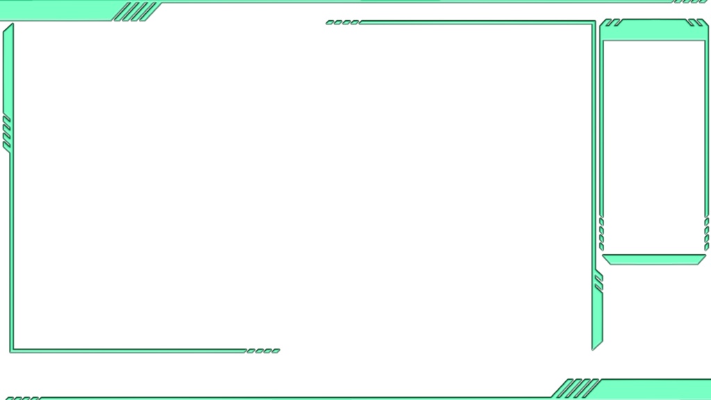 【フリー素材】サイバー風配信背景素材