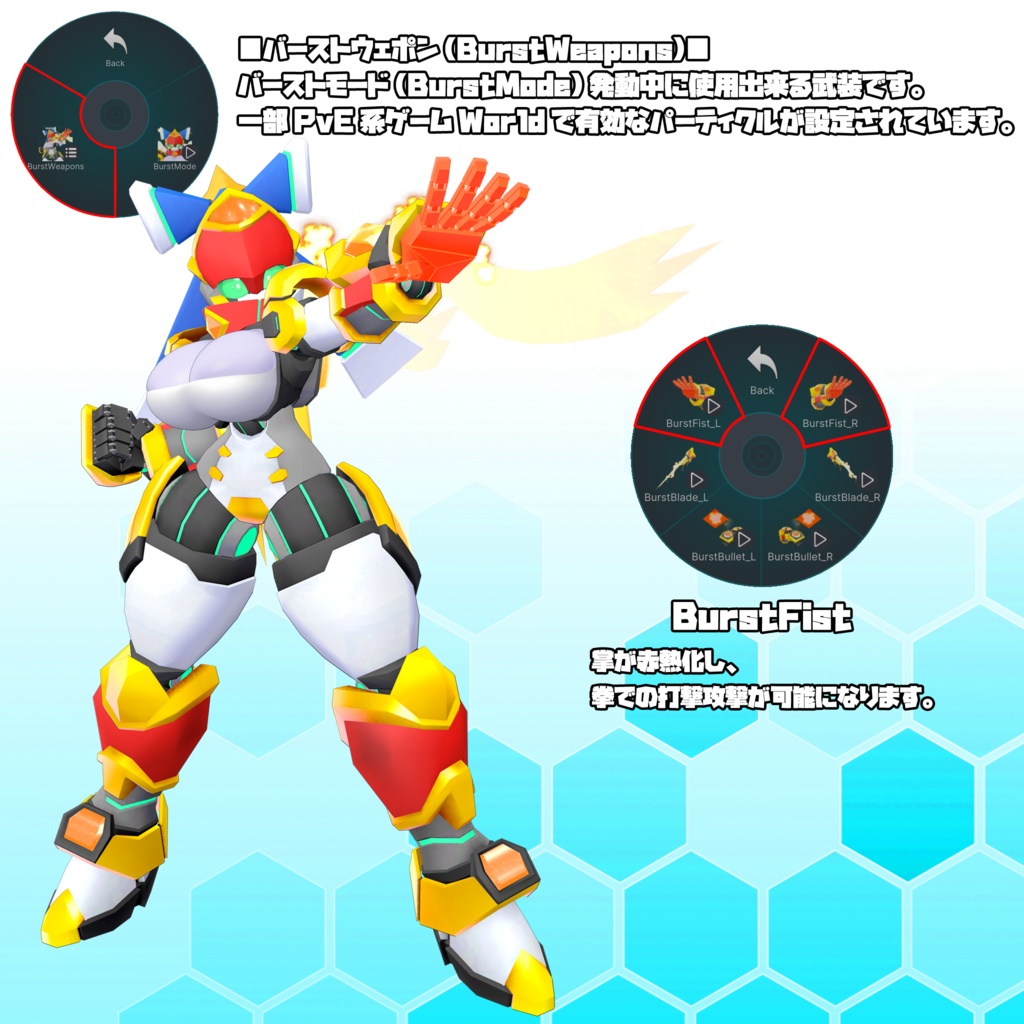 ソティア対応外装【Fisty-Aomor】/【フィスティ-FISTY-】(VRChat想定モデル)