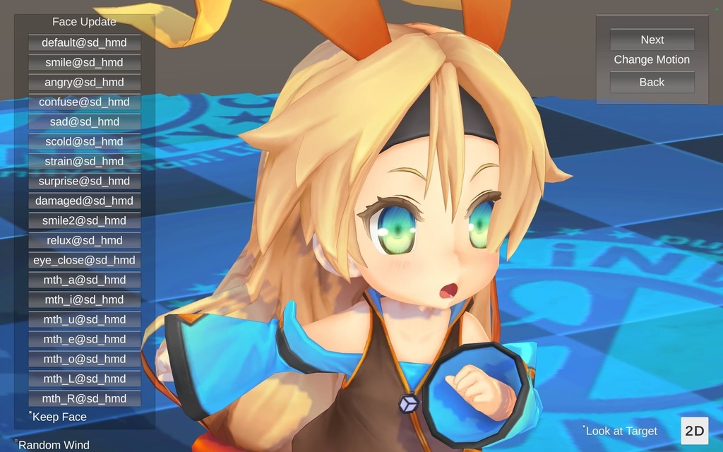 SD Unity ちゃん Sample アプリ Lume pad 2