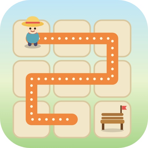 【ブラウザゲーム】ひとふで散歩道|全マスを一度ずつ歩く一筆書きパズル 72面+毎日1問【単体HTML・ヒント付き】