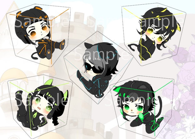 アクキー 閉じ込められた猫 便宜上r E V O Rosechca Booth