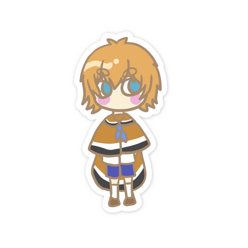 カクレクマノミくん スマホステッカー