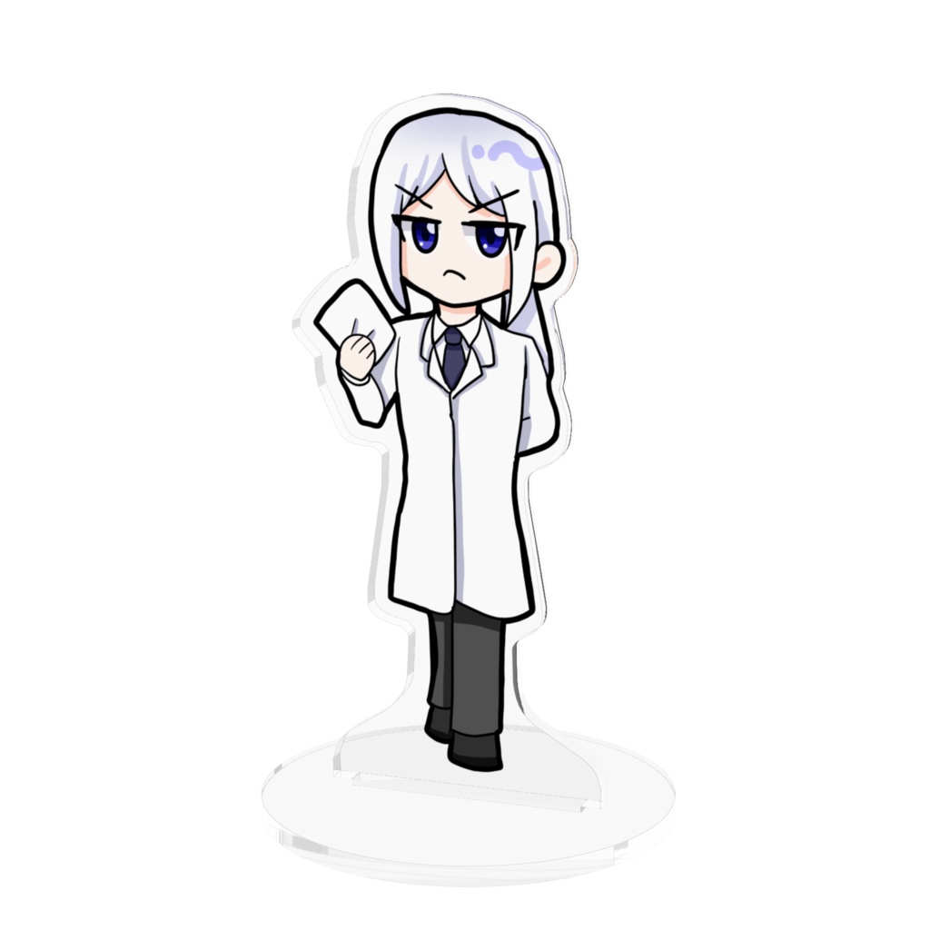シロイルカさん アクリルフィギア100×100mm