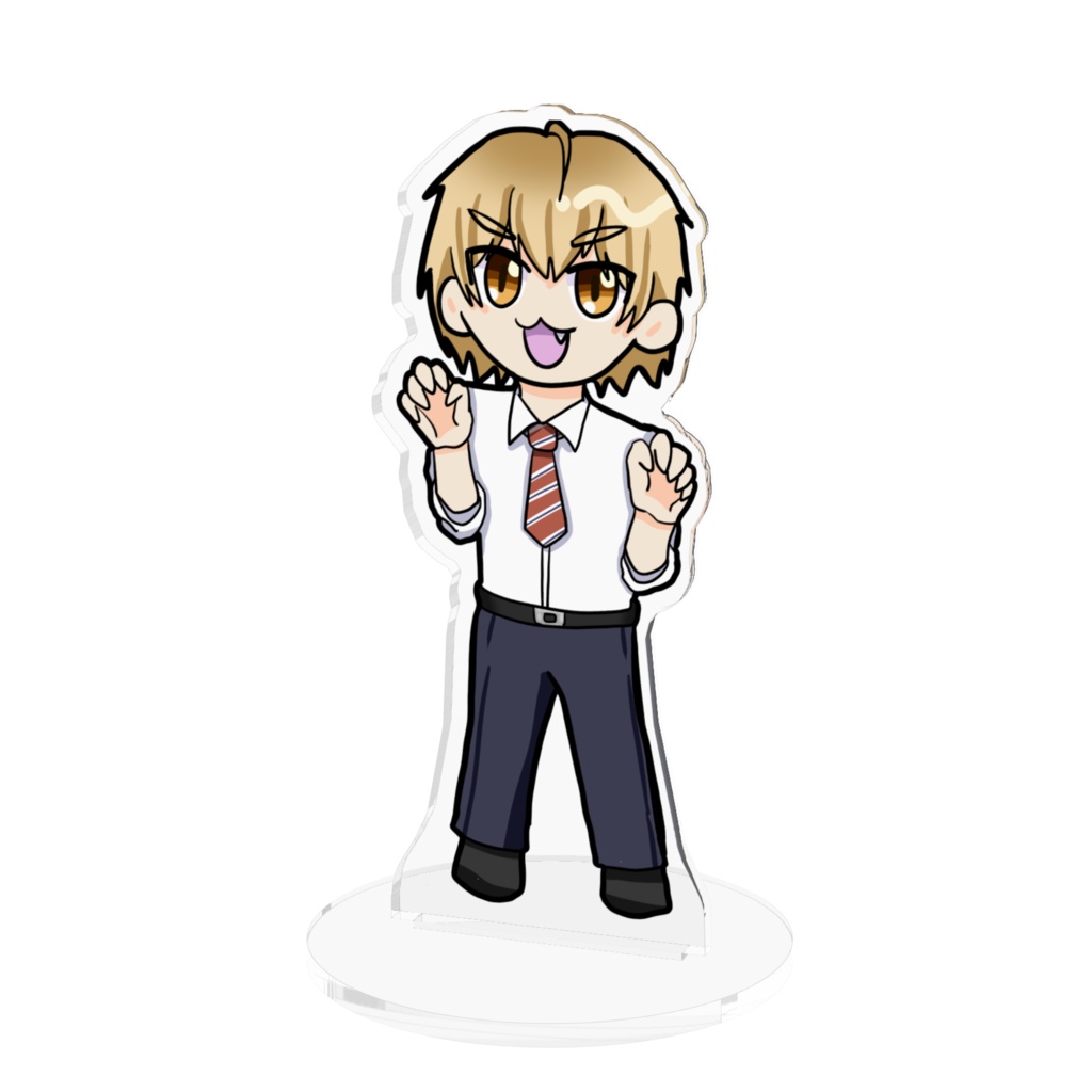 ネコザメ先生 アクリルフィギア100×100mm