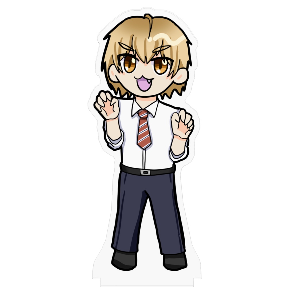 ネコザメ先生 アクリルフィギア100×100mm