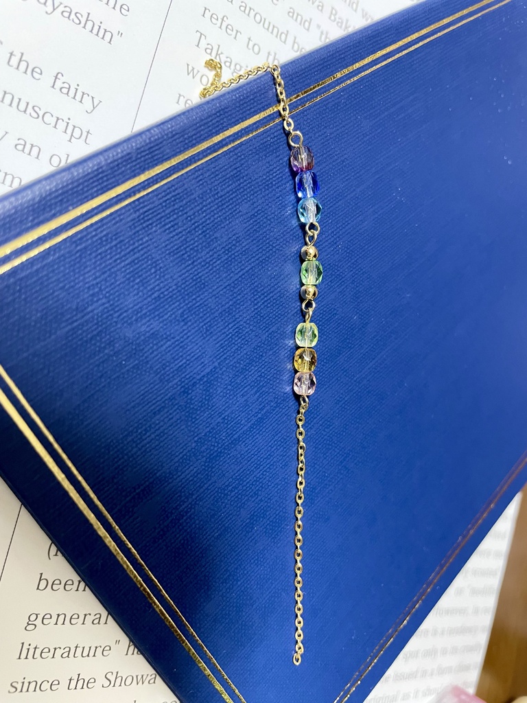 虹のブレスレット