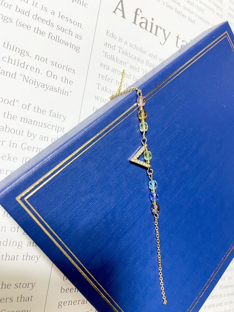 虹のブレスレット