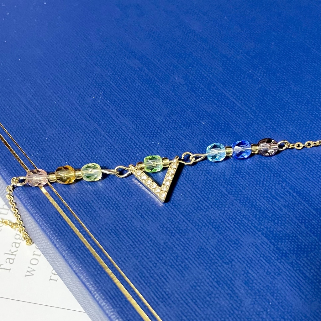 虹のブレスレット