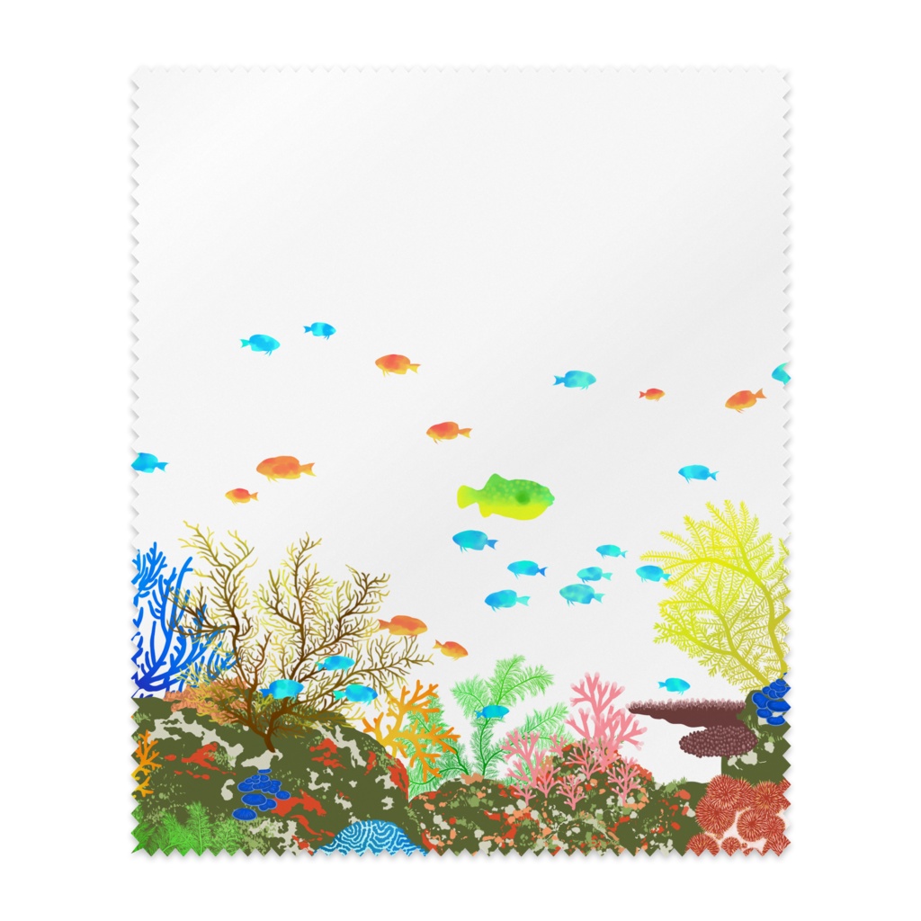 メガネ拭き サンゴ礁~中央~