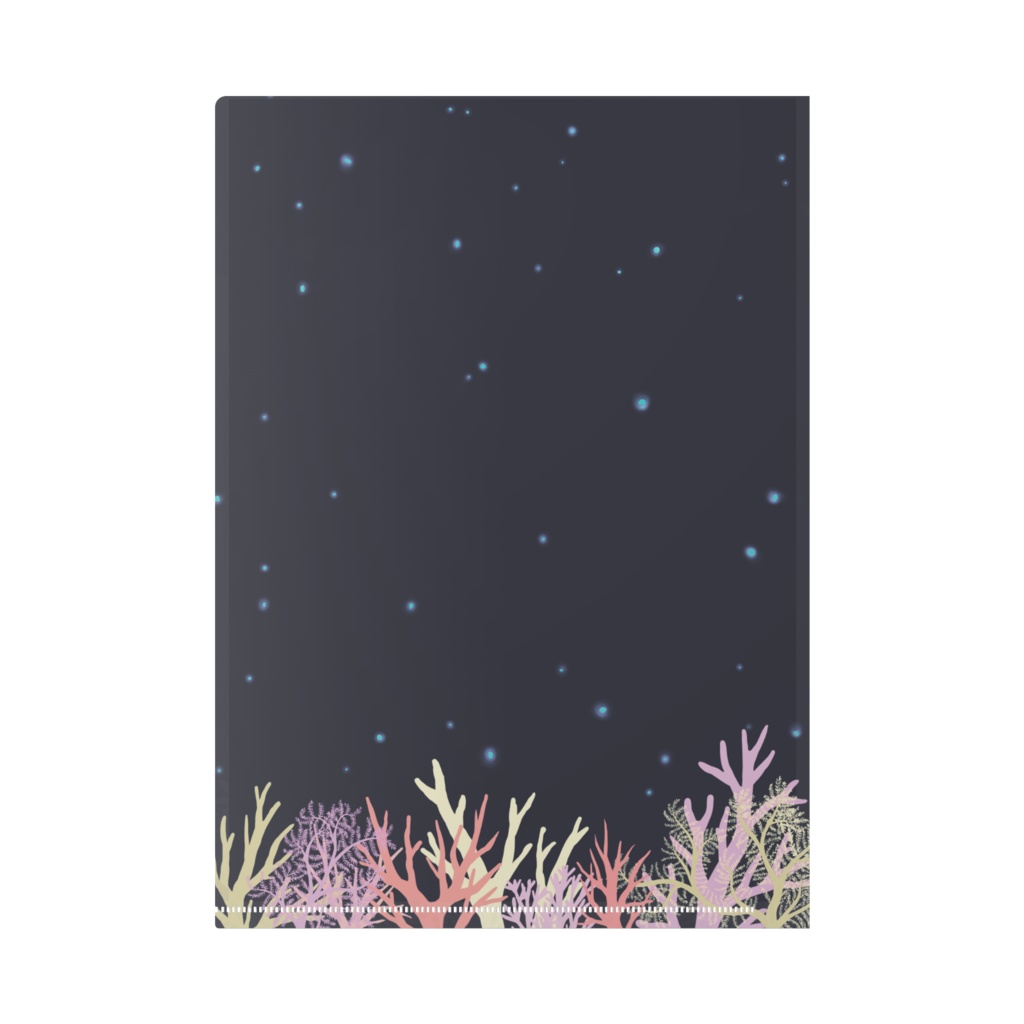 クリアファイルA4 ルリホシスズメダイ