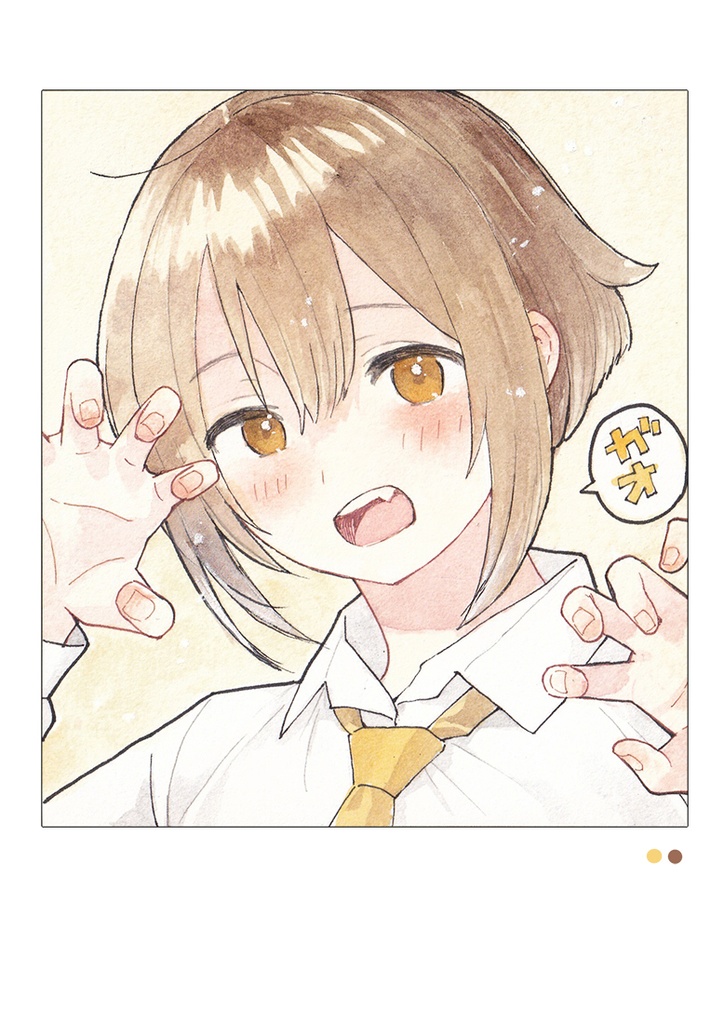 手描き色紙まとめ本。2